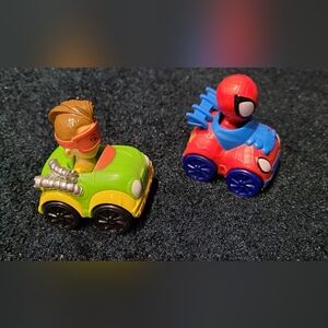 Hero Adventure Toy Car Duo - Green and Red